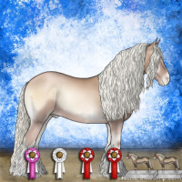 Horse Color:Red Onyx Pearl Mushroom Sabino Rabicano