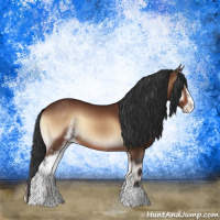 Horse Color:Brown Onyx Sabino