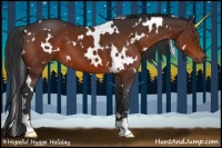 Horse Color:White Spotted Brown 