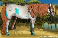 Horse Color:Buckskin Ice Pearl Onyx 