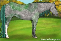 Horse Color:Painted Grullo Ice 