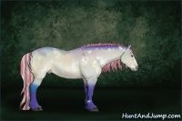 Horse Color:Painted Watercolor White Spotted Silver Brown Chinchilla Dun 