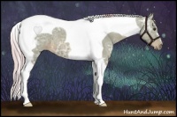 Horse Color:Watercolor Chestnut Ice Tobiano 