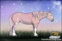 Horse Color:Watercolor White Spotted Silver Bay Dun 