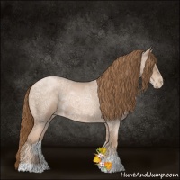 Horse Color:Liver Red Ice Roan Pearl 