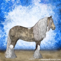 Horse Color:Chocolate Silver Buckskin Chinchilla Ice Sabino Tobiano