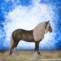 Horse Color:Chocolate Palomino Ice Sabino Rabicano