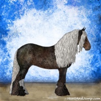 Horse Color:Liver Chestnut Ice Mushroom Rabicano 