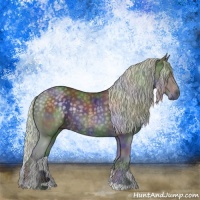 Horse Color:Nacre Silver Black Chinchilla Rabicano