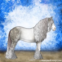 Horse Color:Chocolate Buckskin Chinchilla Ice Sabino 