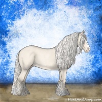 Horse Color:Cremello Roan Splash  and Cremello Roan Splash 