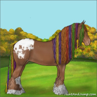 Horse Color:Painted Chestnut Varnish 