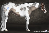 Horse Color:Blue Onyx Tobiano 