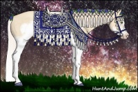 Horse Color:Silver Classic Champagne Dun Splash Frame 