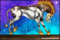 Horse Color:White Spotted Bay Roan Frame 
