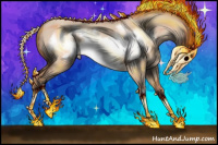 Horse Color:Amber Champagne Roan Dun Frame 