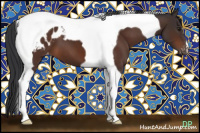 Horse Color:Brown Tobiano Blanket 