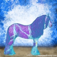 Horse Color:Thunderstruck Watercolor Bay Ice