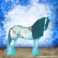 Horse Color:Thunderstruck Brown Ice Onyx Sabino Splash