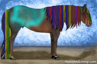 Horse Color:Painted Liver Chestnut