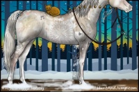Horse Color:White Spotted Liver Red Dun Pearl Onyx 