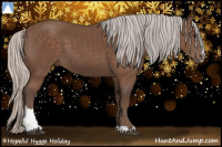 Horse Color:Silver Black Sabino 