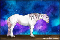 Horse Color:Nacre Watercolor Liver Red Dun Ice Tobiano Blanket 