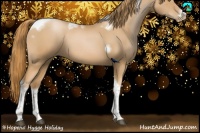 Horse Color:Chestnut Pearl Tobiano Frame 