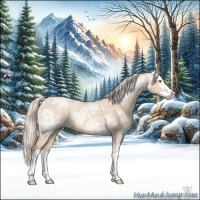 Horse Color:Silver Classic Champagne Ice Dun Splash 