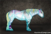 Horse Color:Painted Thunderstruck White Spotted Silver Brown Chinchilla 