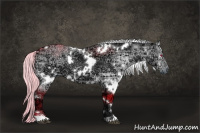 Horse Color:White Spotted Silver Brown Chinchilla Ice Dun 