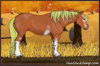 Horse Color:Painted White Spotted Silver Brown 