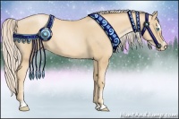 Horse Color:Palomino Pearl Sabino