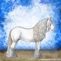 Horse Color:Smoky Black Pearl Sabino