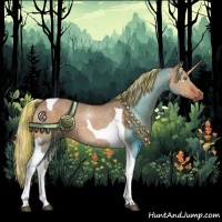 Horse Color:Painted Silver Bay Dun Tobiano