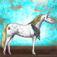 Horse Color:Painted Silver Grullo Pearl Tobiano Appaloosa 