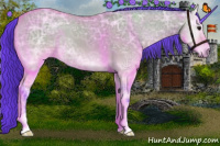 Horse Color:Watercolor Buckskin Ice Onyx Brindle 