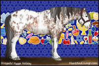 Horse Color:White Spotted Bay Appaloosa Rabicano 