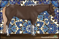 Horse Color:Liver Chestnut Tobiano 