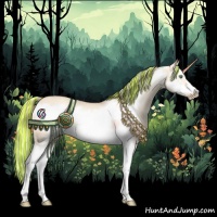 Horse Color:Painted Silver Amber Champagne Dun Splash Frame 