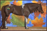 Horse Color:Liver Chestnut Tobiano 