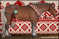 Horse Color:Silver Brown Tobiano 