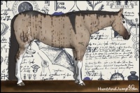 Horse Color:White Spotted Liver Red Dun Brindle 