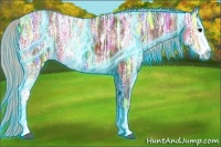 Horse Color:Thunderstruck White Spotted Silver Bay Ice Splash 