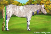 Horse Color:Painted Silver Brown Ice Dun Tobiano 