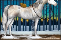 Horse Color:White Spotted Silver Classic Champagne Onyx Splash 