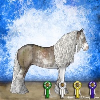 Horse Color:Liver Red Dun Mushroom Sabino Rabicano Brindle