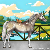 Horse Color:White Spotted Chocolate Silver Smoky Blue Onyx Chinchilla 