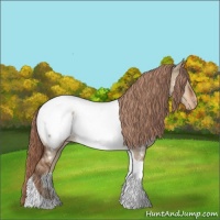 Horse Color:Liver Red Dun Tobiano Near Fewspot 