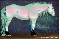 Horse Color:Watercolor Chocolate Palomino Onyx Sabino 
